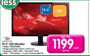 Packard Bell 19.5" LED Monitor VISO203DXB-Each