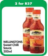  Wellingtons Sweet Chilli Sauce-2X500ml