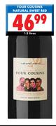 Four Cousins Natural Sweet Red-1.5ltr