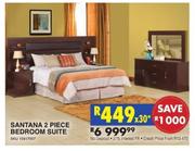 Santana 2 Piece Bedroom Suite