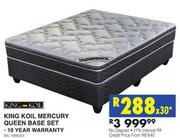King Koil Mercury Queen Base Set