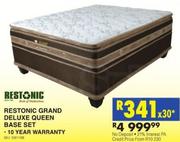 Restonic Grand Deluxe Queen Base Set