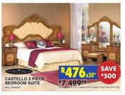 Castello 3 Piece Bedroom Suite