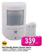 Yale Pet Friendly Motion Sensor Alarm-Each
