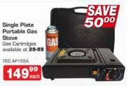Auto Kraft Single Plate Portable Gas Stove-Each