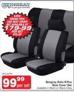 Stingrey Grand Prix 6 Pce Seat Cover Set-Per Set