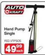 Auto Kraft Hand Pump Single-Each
