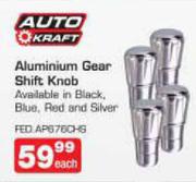 Auto Kraft Aluminium Gear Shift Knob-Each