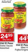 Old El Paso Salsa Sauce Assorted-226g Each