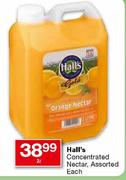 Hall's Concentrated Nector Assorted Each-2ltr