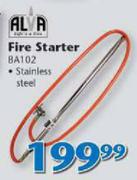 Alva Fire Starter Stainless Steel