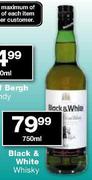 Black & White Whisky-750ml
