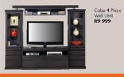 Cuba 4 Piece Wall Unit