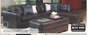 Cincinnatti 2 Piece Corner Leather Uppers Lounge Suite