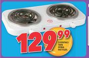 Essentials Twin Spiral Hot Plate