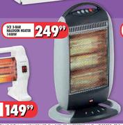 SCE 3-Bar Halogen Heater-1400W