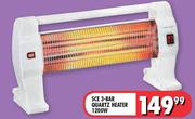 SCE 3-Bar Quartz Heater-1200W
