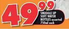 Snuggle Up Soft Water Bottles Assorted-750ml Each