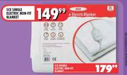 SCE Single Electric Non-Fit Blanket