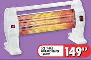 SCE 3-Bar Quartz Heater 1200w