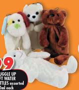 Snuggle Up Soft Water Bottles Assorted-750ml Each