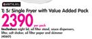 Anuil 5L Single Fryer With Value Added Pack-Per Pack