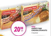 Country Fair Chicken Steaklets Assorted-400g Each