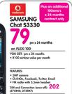 Samsung chat S3330-On Flexi 100