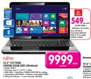Fujitsu 13.3" Ci7/4GB/500GB/32GB SSD Ultrabook UH572