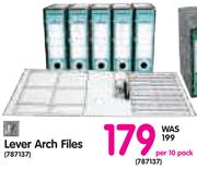 Lever Arch Files-Per 10 Pack