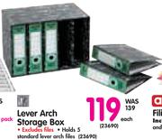 Lever Arch Storage Box-Each