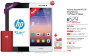 Huawei Ascend P7 LTE Smartphone+HP Slate 7 Tablet-On Smart S