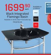 Black Integrated Flamingo Basin PRGBT813B