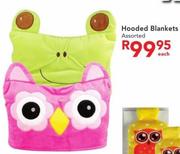 Hooded Blankets Assorted-Each
