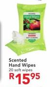 Scented Hand Wipes 20 Soft Wipes