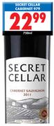 Secret Cellar Cabernet 979-750ml
