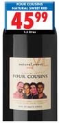 Four Cousins Natural Sweet Red-1.5 Litre