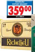 Richelieu Export Brandy-12 x 200ml