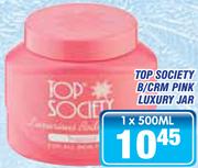 Top Society B/Crm Pink Luxury Jar-500ml