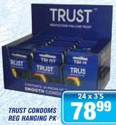 Trust Condoms Reg Hanging Pk-24x3's