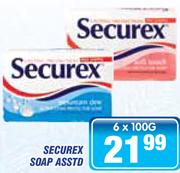 Securex Soap Asstd-6x100g