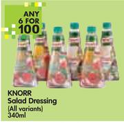 Knorr Salad Dressing (All variants)-6x340ml