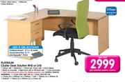 Platinum Cluster Desk Solution RHS Or LHS-Per Solution