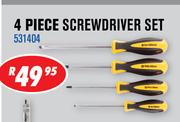 4 Piece Screwdriver Set 531404