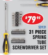 Dixon 31 Piece Spring Tube Screwdriver Set 531131