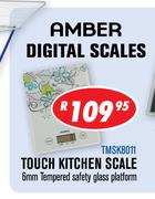 Amber Touch Kitchen Scale TMSK8011