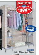 Multifunction Cupboard With Plastic Shelves