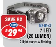 Clearvision Headlights 7 LED(20 Lumens)