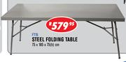 Steel Folding Table-75 x 185 x 75(h)cm