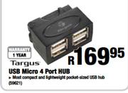 Targus USB Micro 4 Port Hub